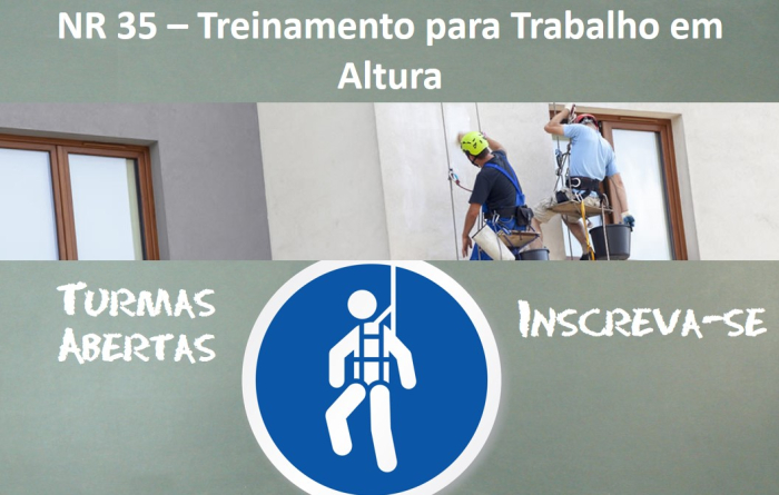 NR 35 – Treinamento para Trabalho em Altura - 08 Horas